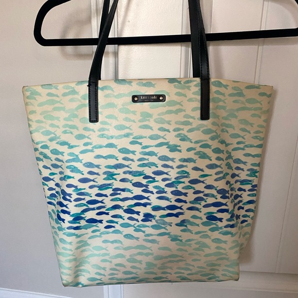 kate spade Handbags - Kate Spade Blue ombre Large Tote